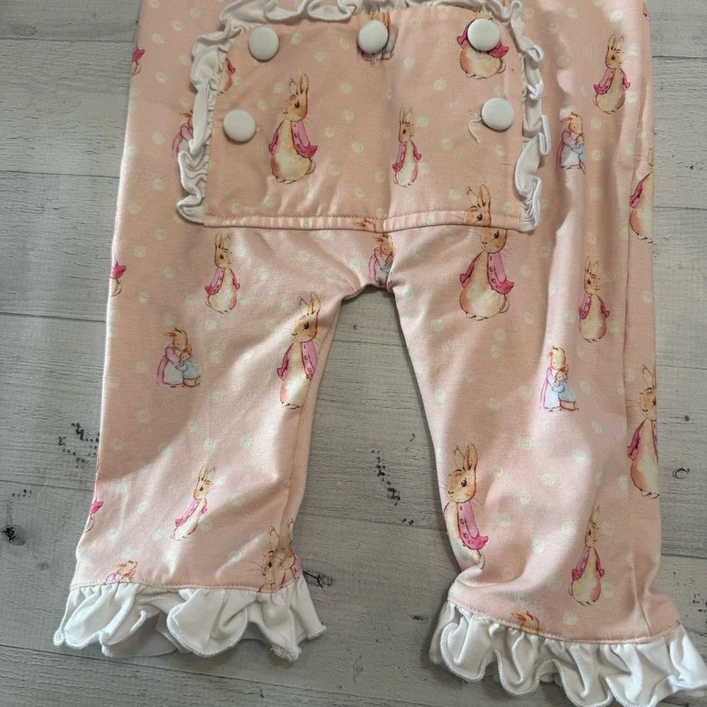 Saving‎ Grace and smocks baby girls Peter rabbit one piece romper 12 months
